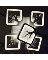 Люстра светодиодная 8859/4+1 WT Led dim 3